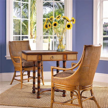 St. Thomas Cane Dining Arm Chair